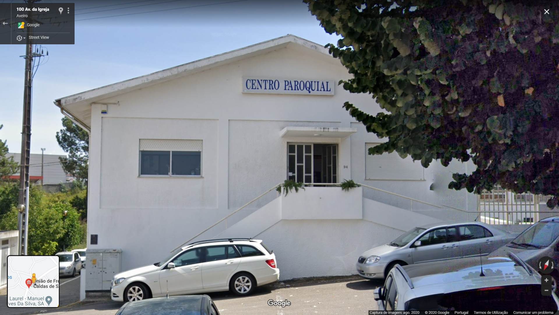 Centro Paroquial, local onde se encontra sediada a EMCSJ